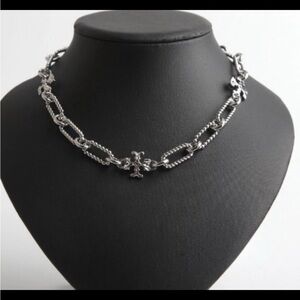 Tory Burch Silver Link Necklace